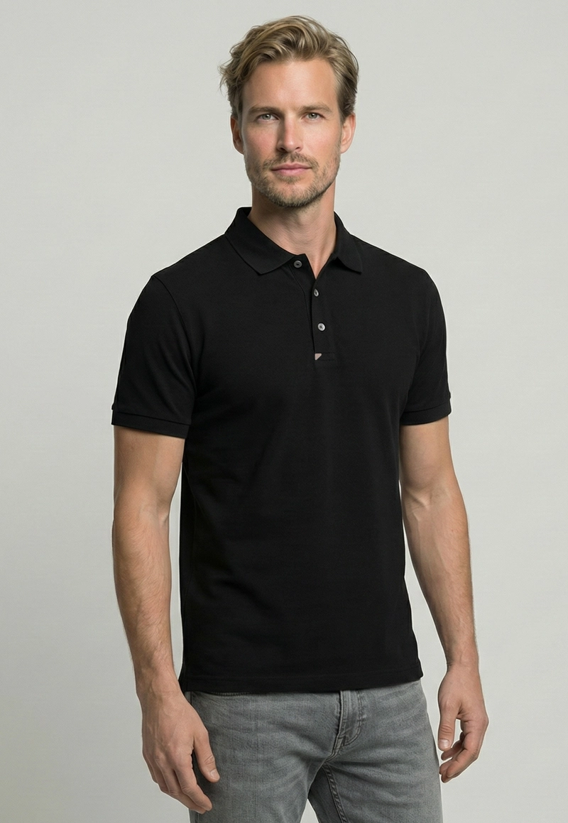 POLO NANTES BLACK - 1