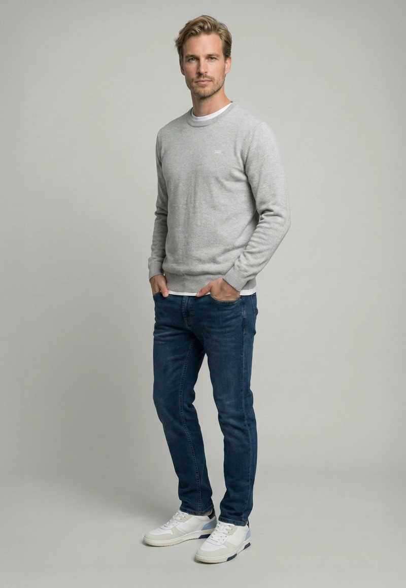SWEATER MADRID GREY MELANGE - 2