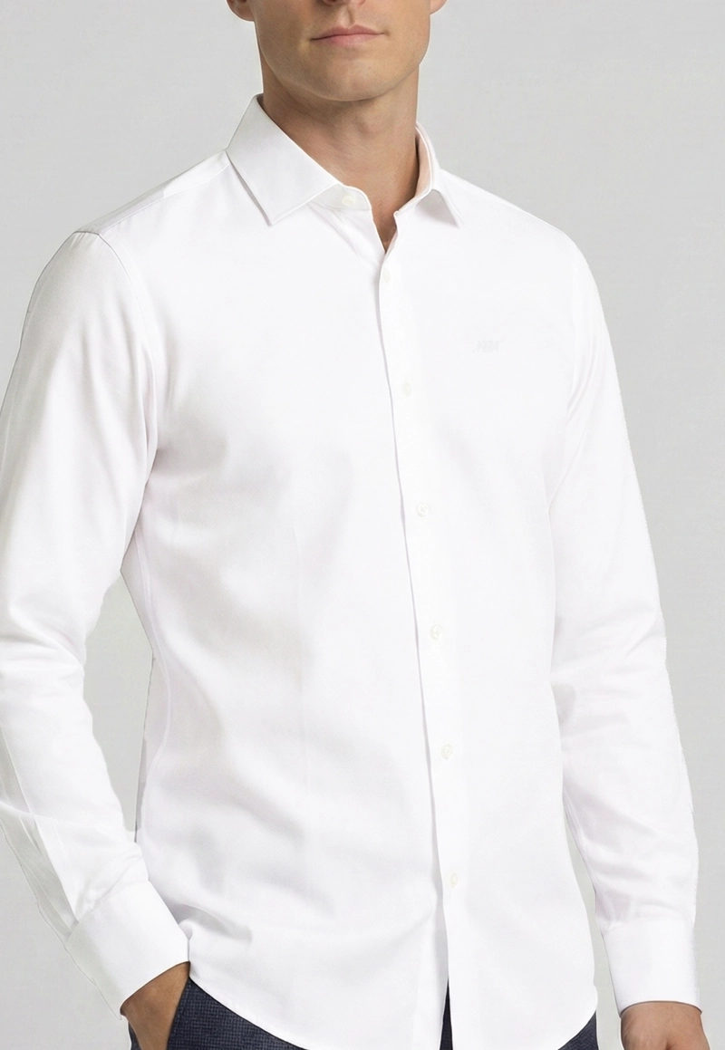 CAMISA SLIM LONDON WHITE - 3