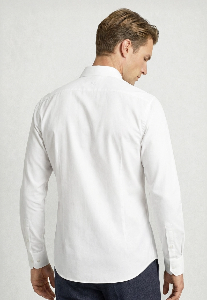 CAMISA SLIM LONDON WHITE - 4
