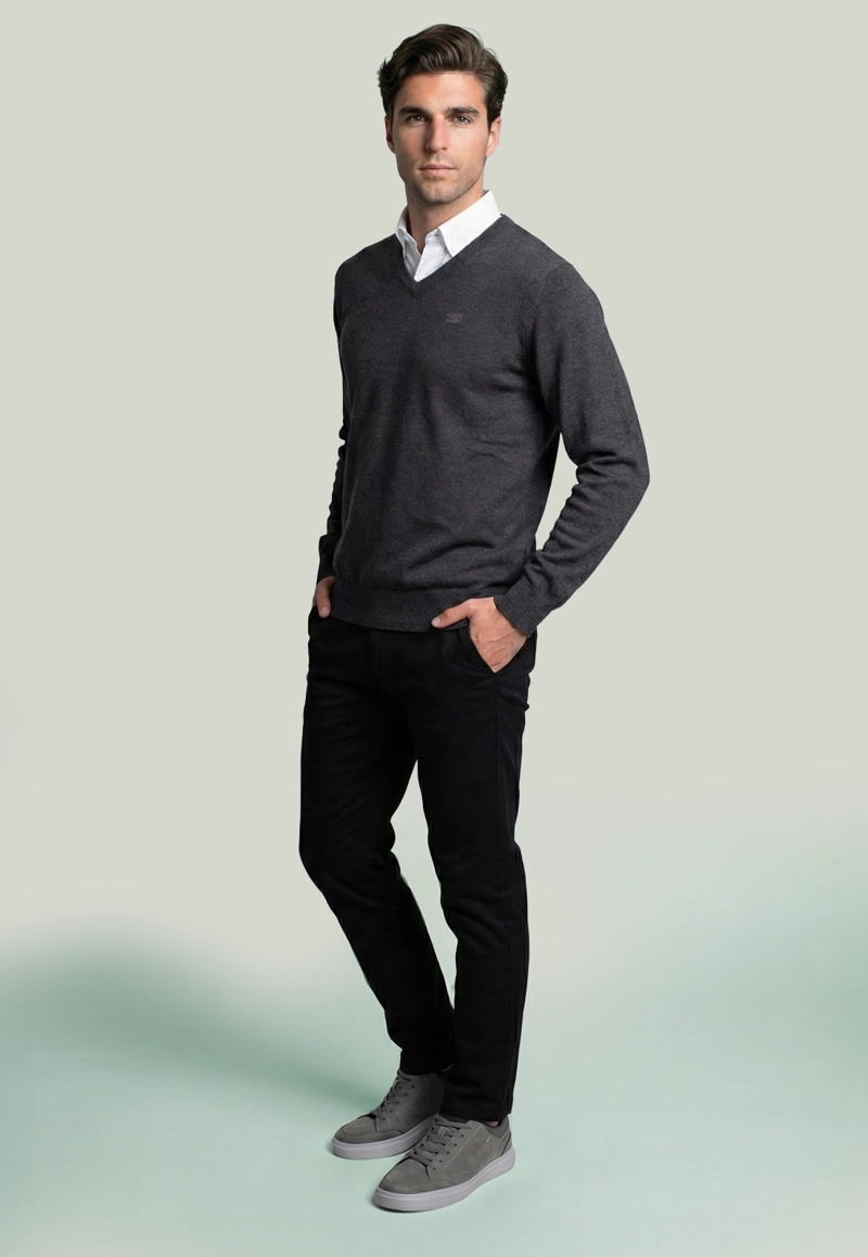 SWEATER MERIDA GRAPHITO MELANGE - 2
