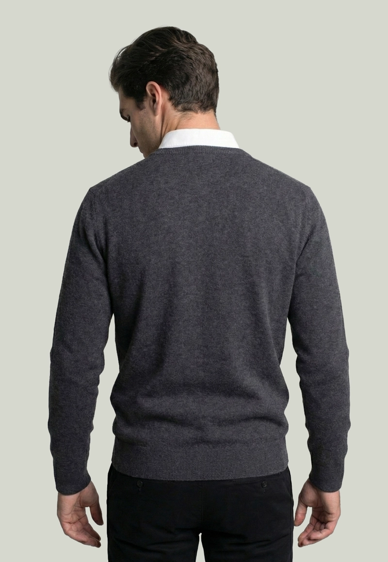 SWEATER MERIDA GRAPHITO MELANGE - 4