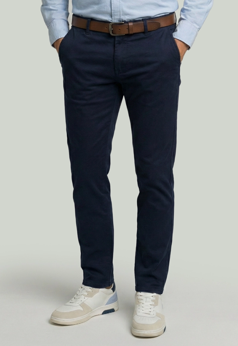 PANTALON BAGNEAUX SLIM FIT NAVY - 1