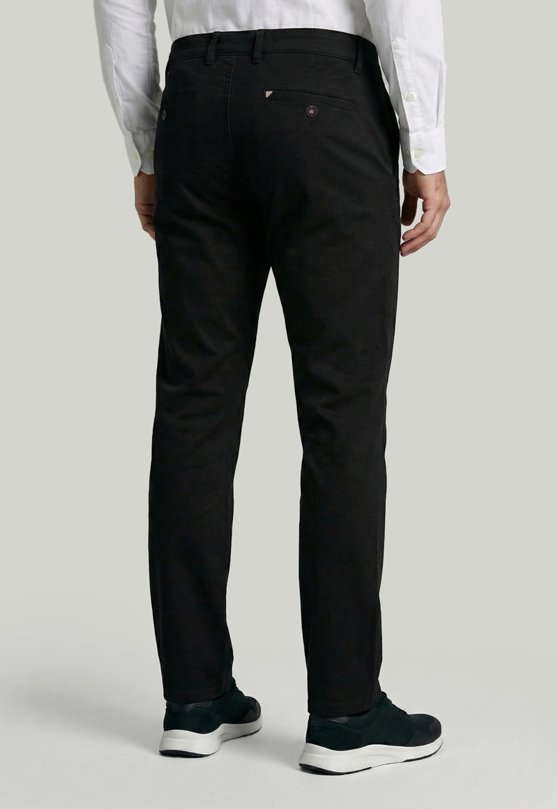 PANTALON BAGNEAUX REGULAR FIT BLACK - 4