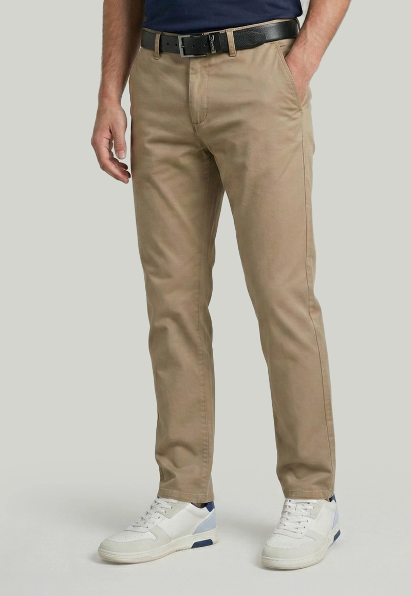 PANTALON BAGNEAUX REGULAR FIT TOASTED - 1