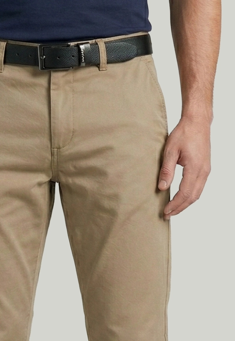 PANTALON BAGNEAUX REGULAR FIT TOASTED - 3