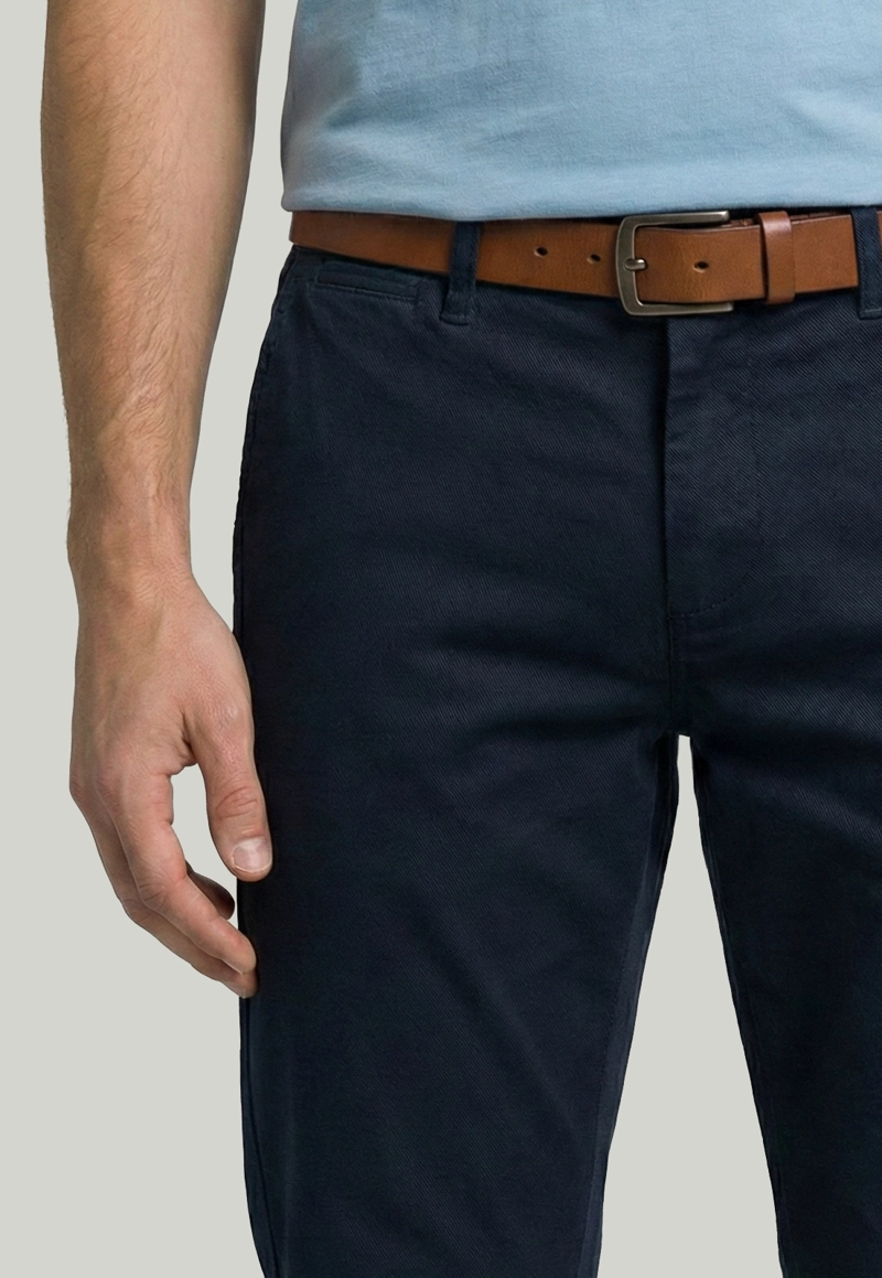 PANTALON BAGNEAUX REGULAR FIT MARINE - 3