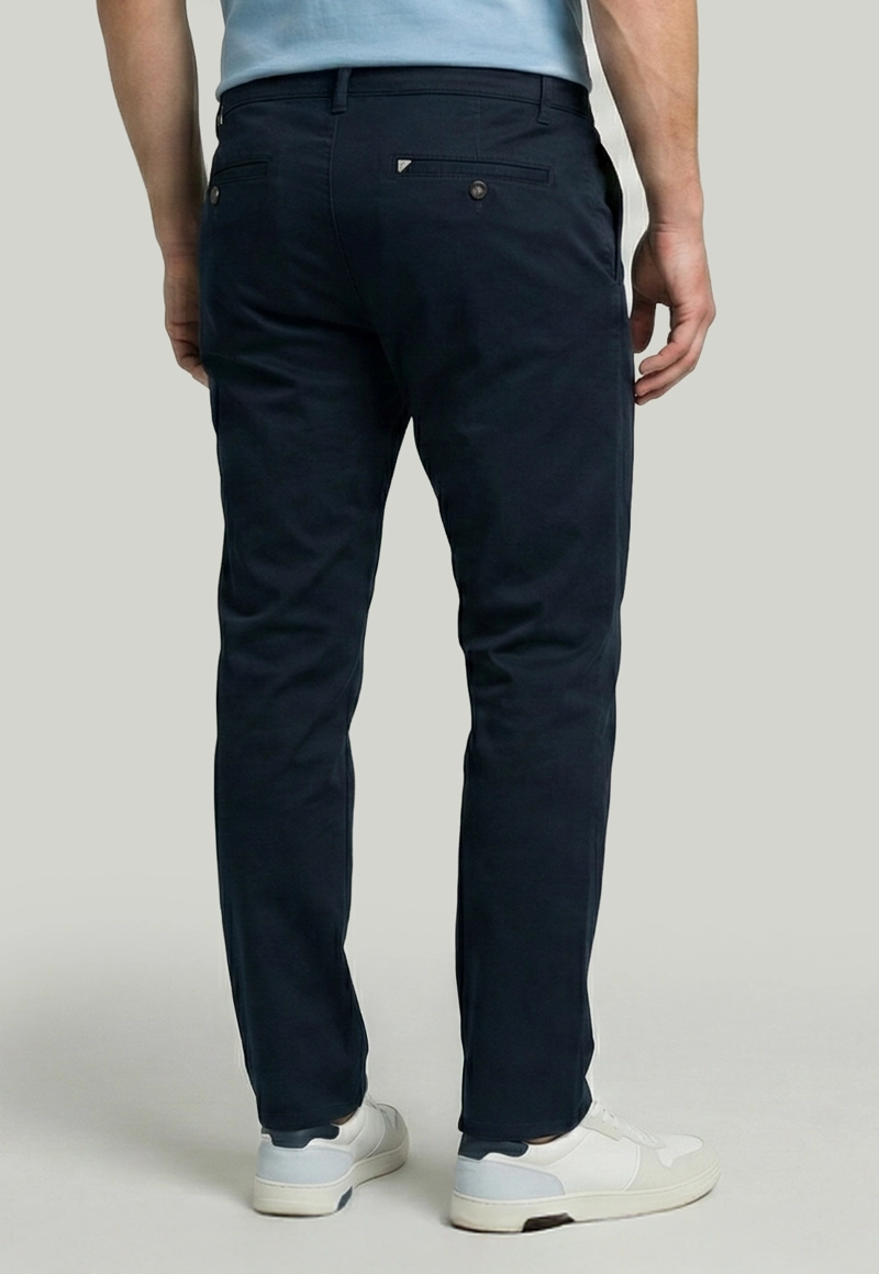 PANTALON BAGNEAUX REGULAR FIT MARINE - 4