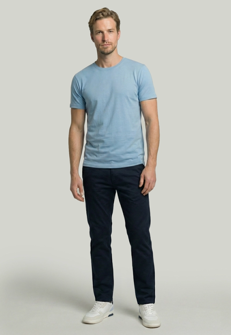 PANTALON BAGNEAUX REGULAR FIT MARINE - 5