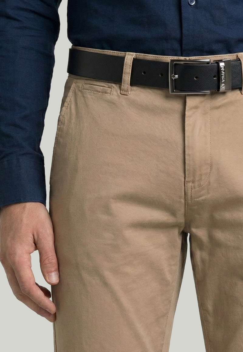 PANTALON BAGNEAUX SLIM FIT OAT - 3