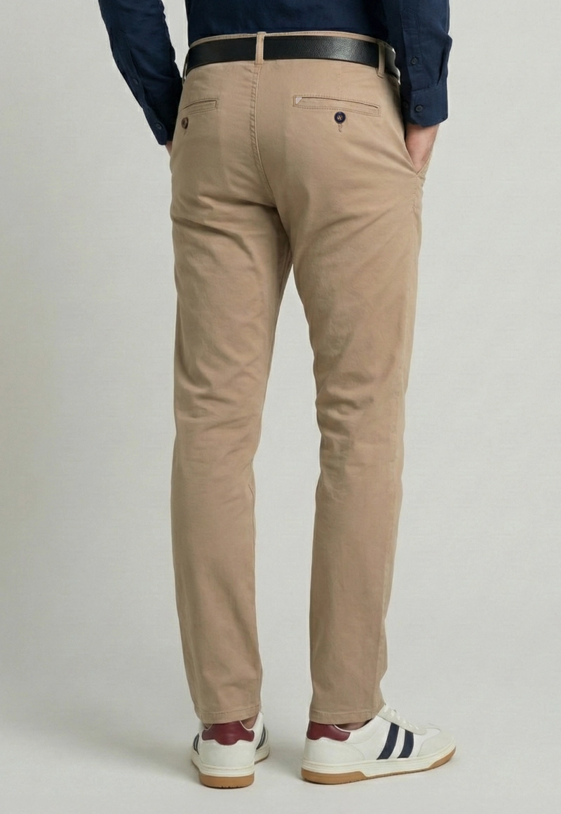 PANTALON BAGNEAUX SLIM FIT OAT - 4