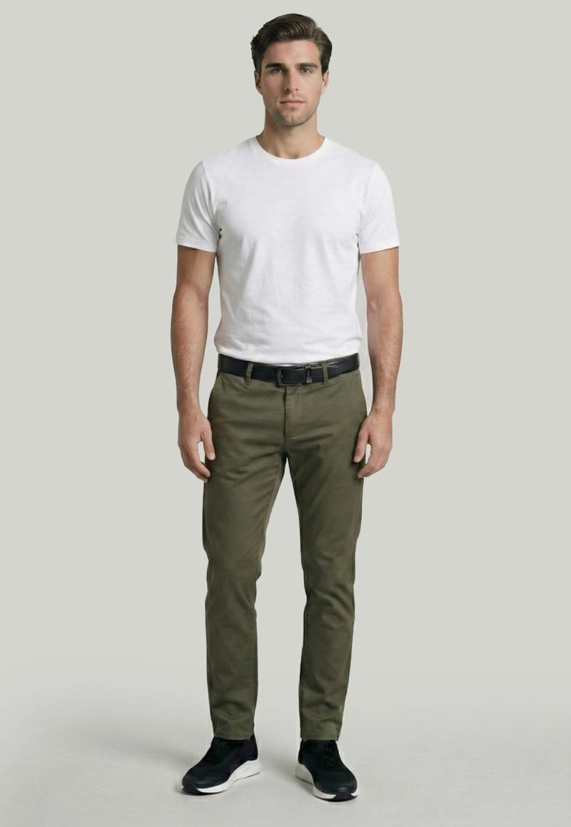 PANTALON BAGNEAUX SLIM FIT MILITARY - 5