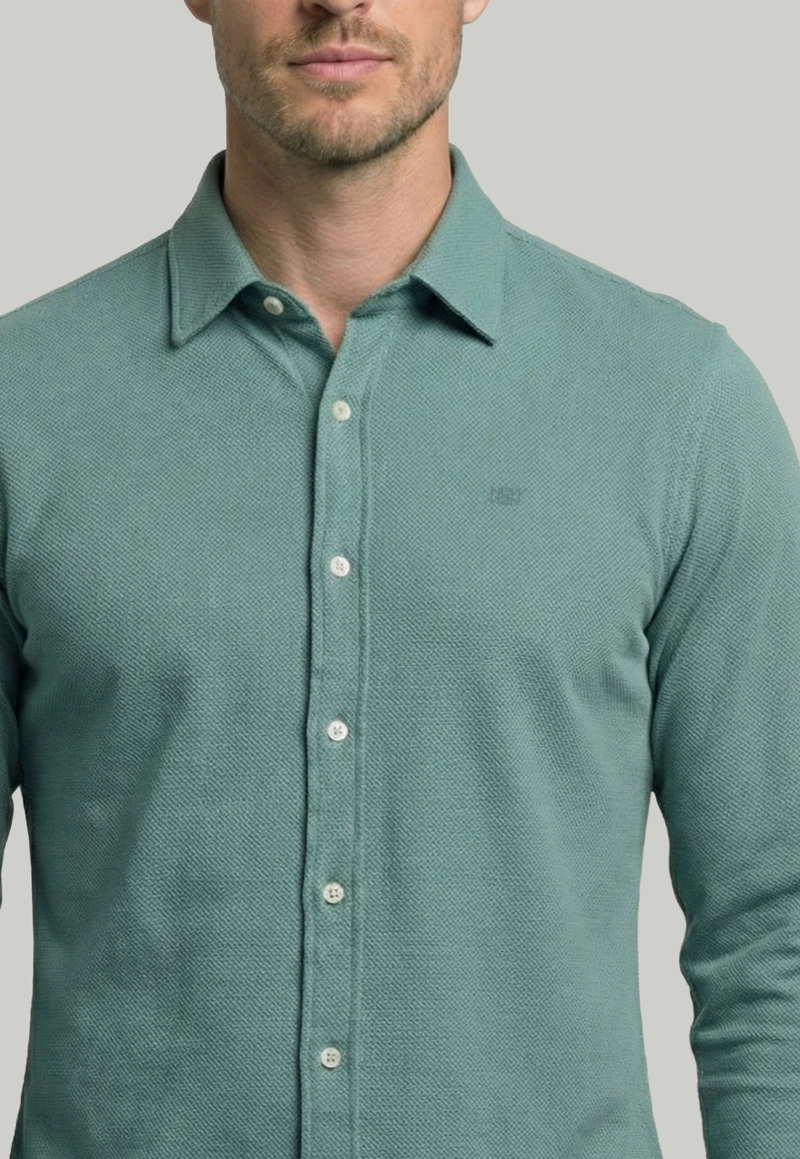 CAMISA ESCOCIA LT GREEN - 3