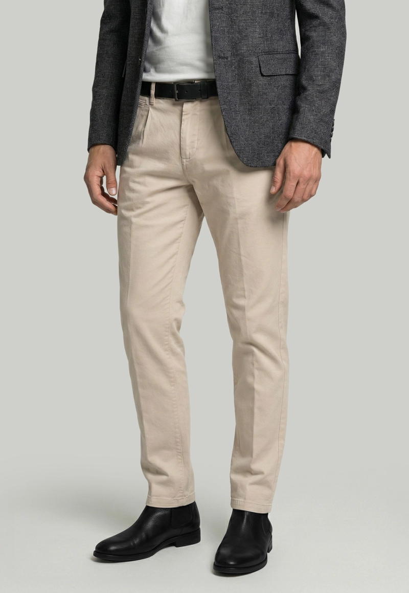 PANTALON LEIDEN ECRU - 1