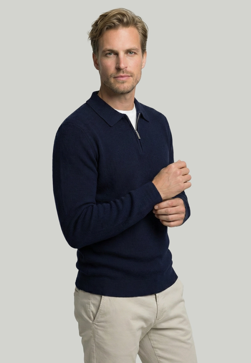SWEATER REGULAR LONDON NAVY - 1