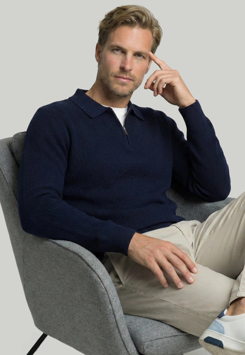 SWEATER REGULAR LONDON NAVY - 5