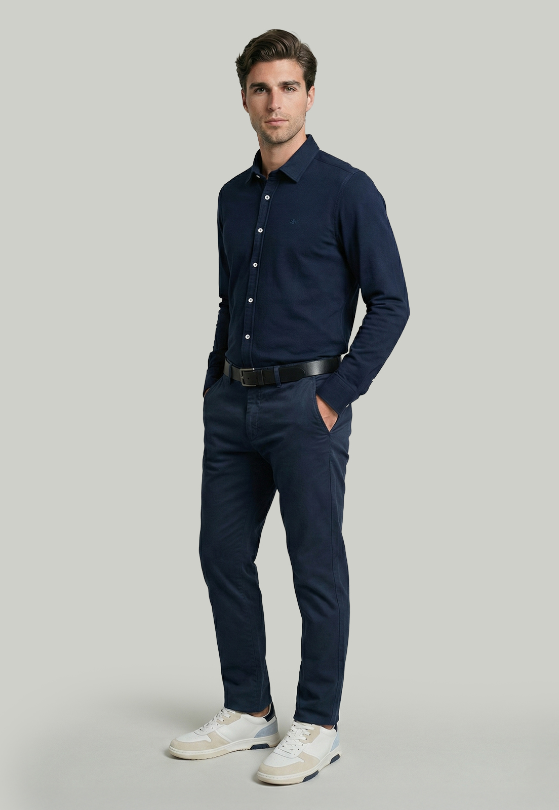 CAMISA ISOTER NAVY - 2