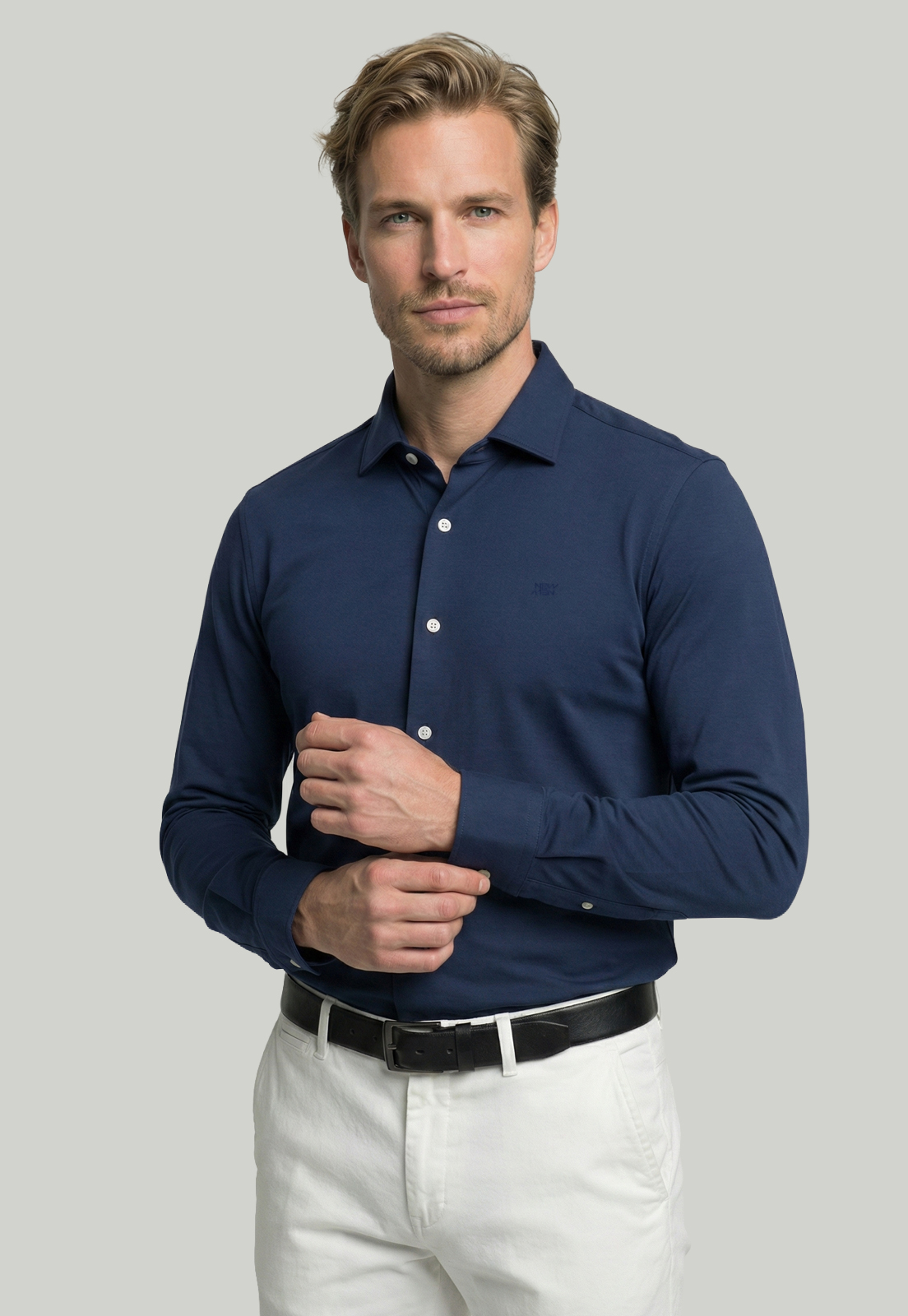 CAMISA BANGOR NAVY - 1