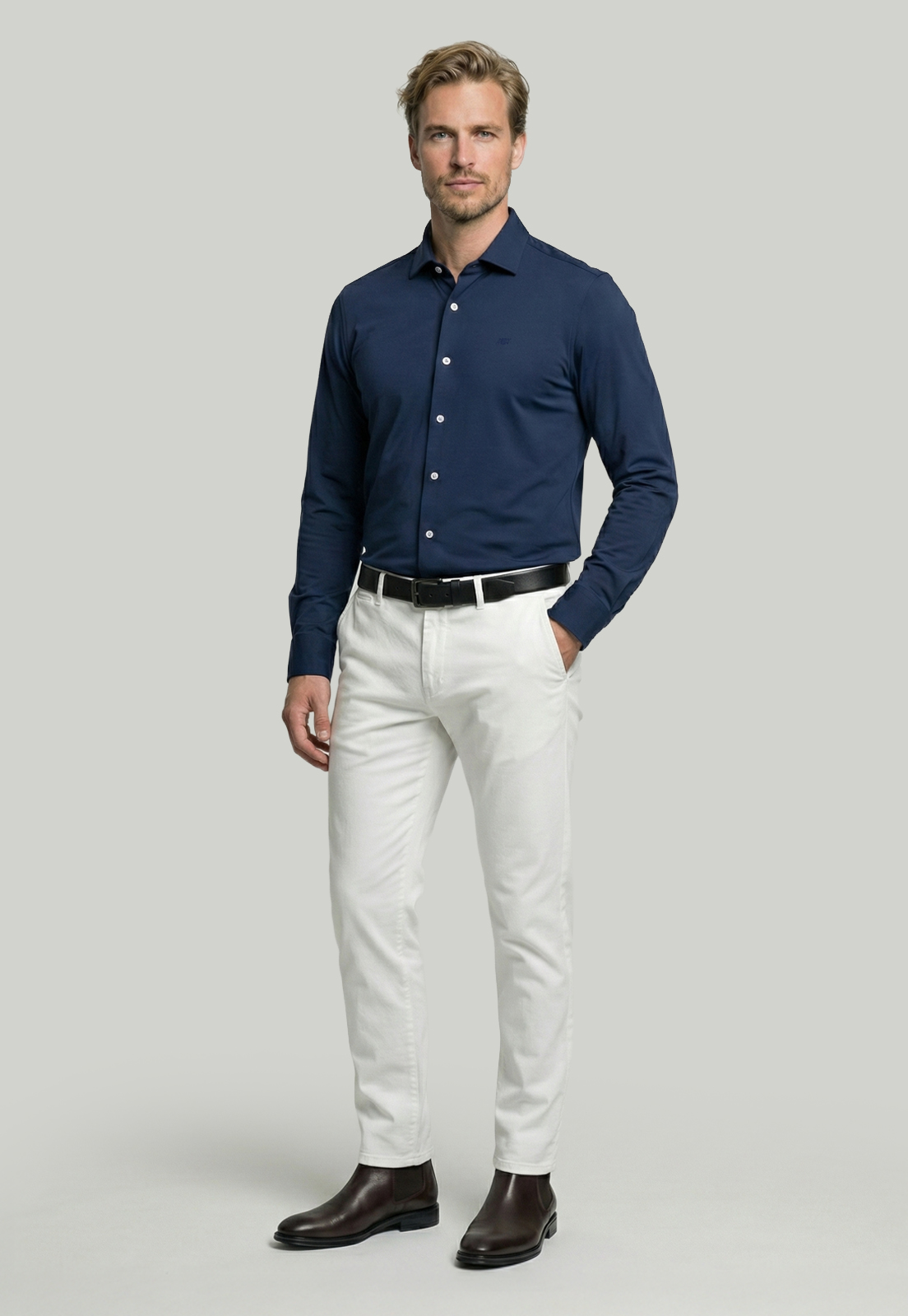 CAMISA BANGOR NAVY - 2