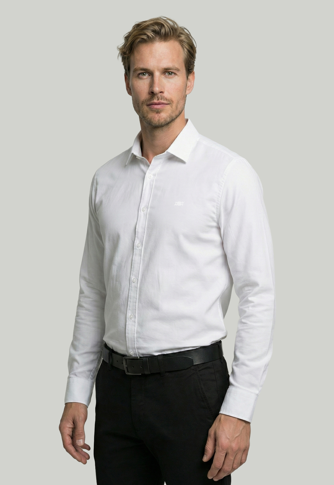 CAMISA SLIM ISOTER WHITE - 1