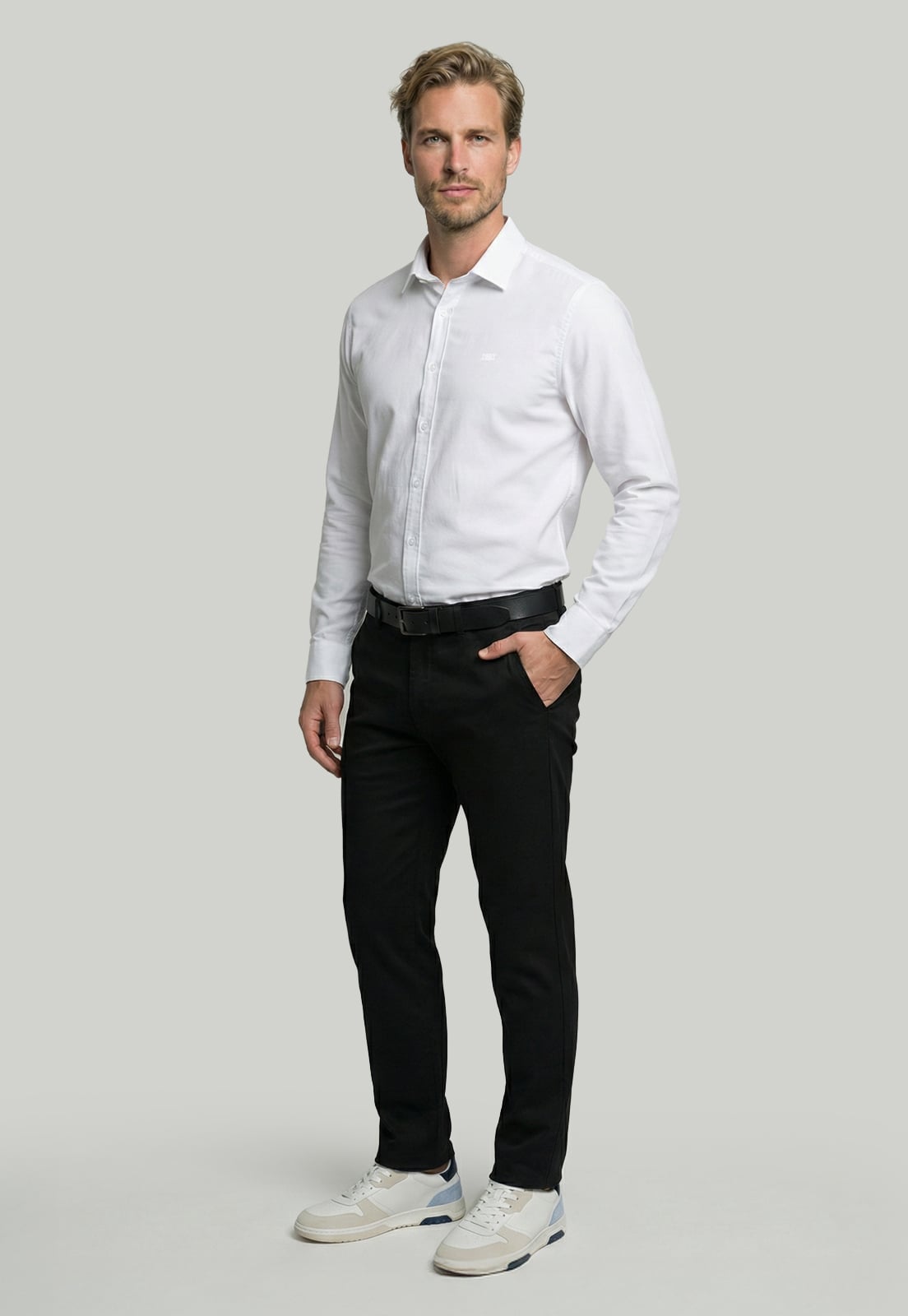 CAMISA SLIM ISOTER WHITE - 2