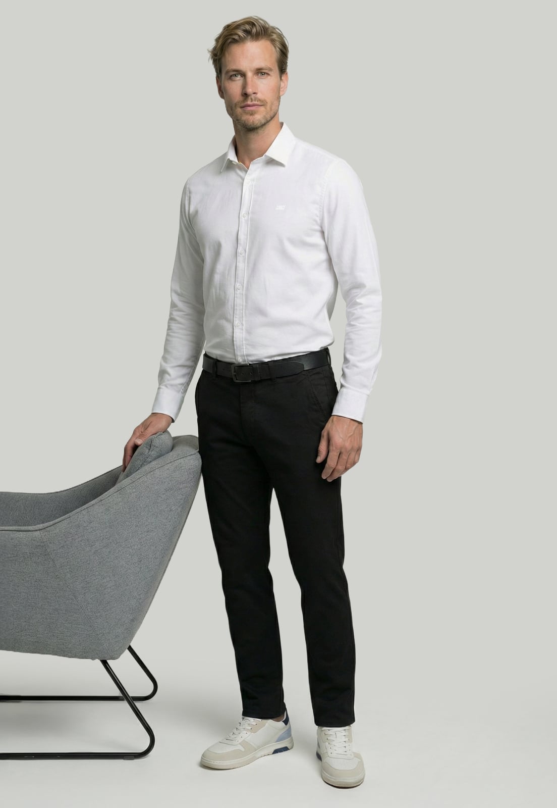 CAMISA SLIM ISOTER WHITE - 5