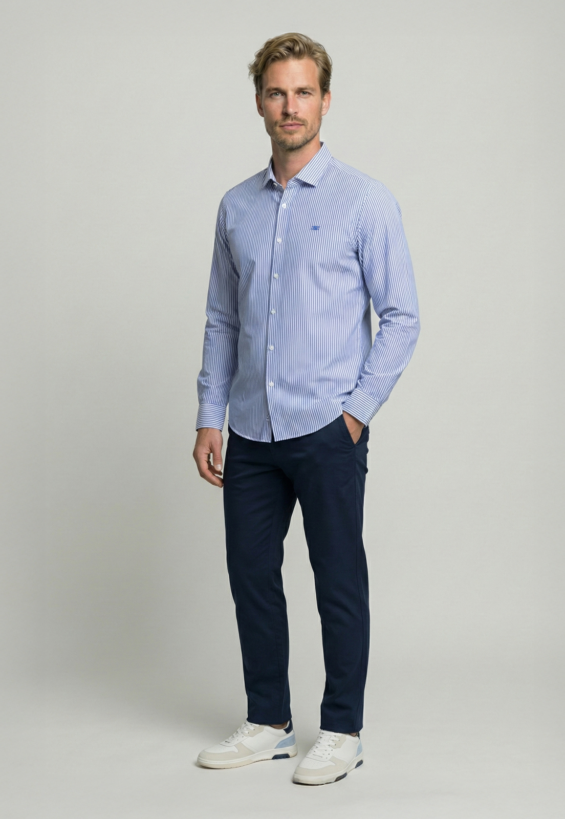 CAMISA REGULAR VIENA NAVY - 2