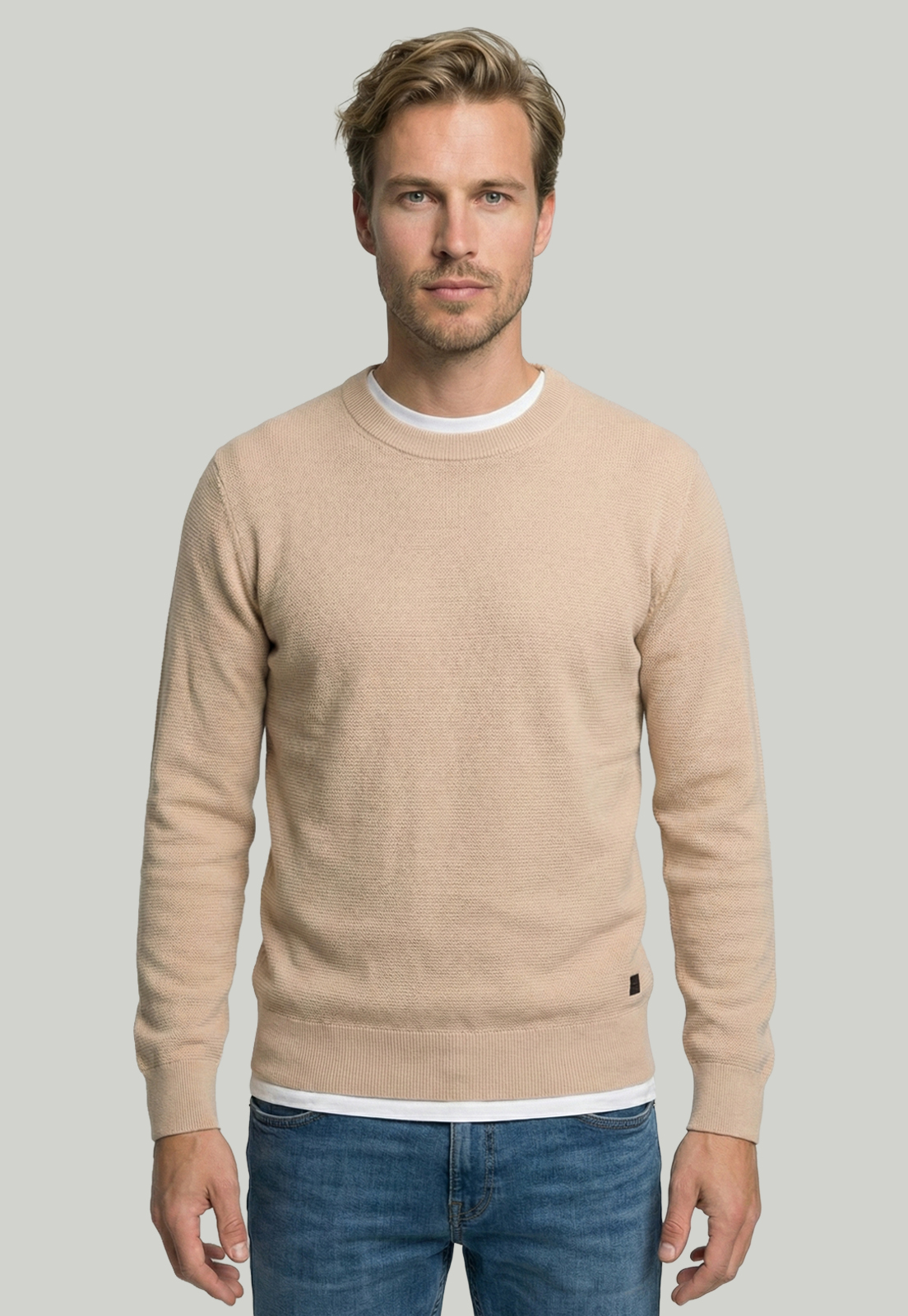 SWEATER BRISTOL SAND - 1