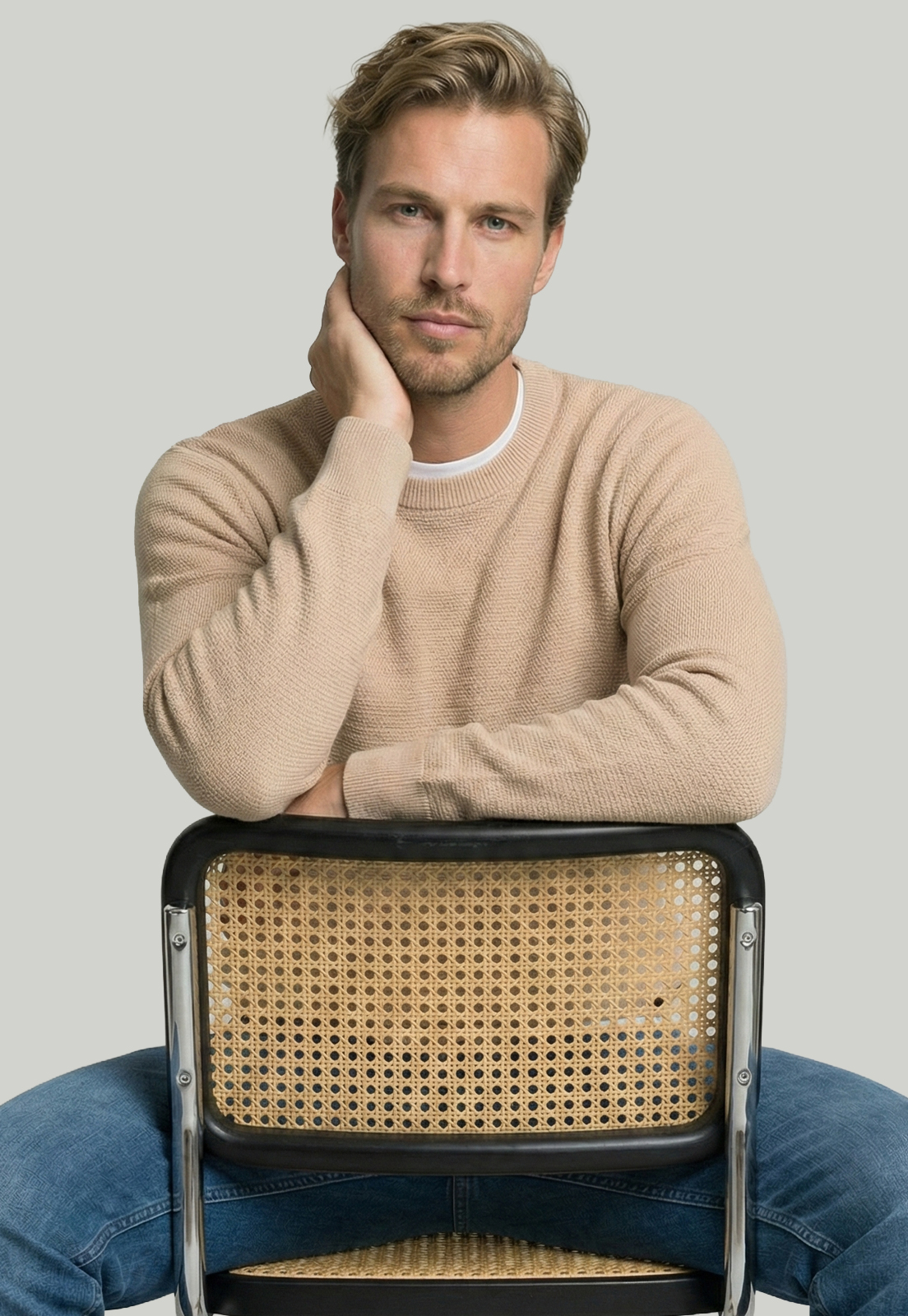 SWEATER BRISTOL SAND - 5