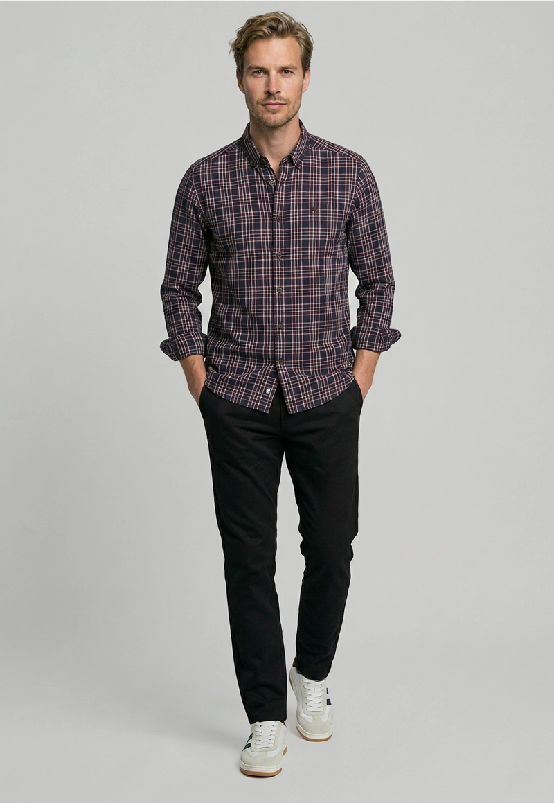CAMISA TOLOUSE BURGUNDY - 2