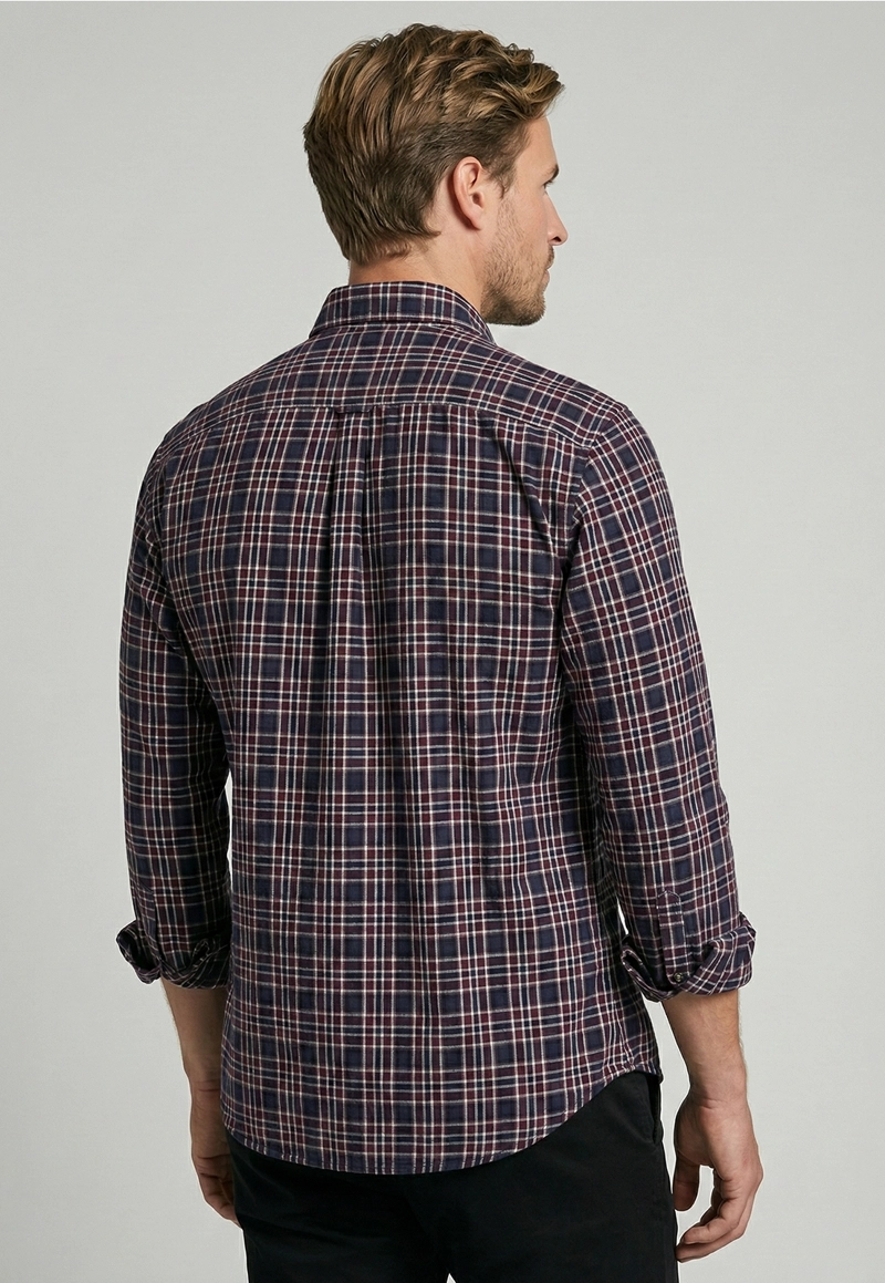 CAMISA TOLOUSE BURGUNDY - 4