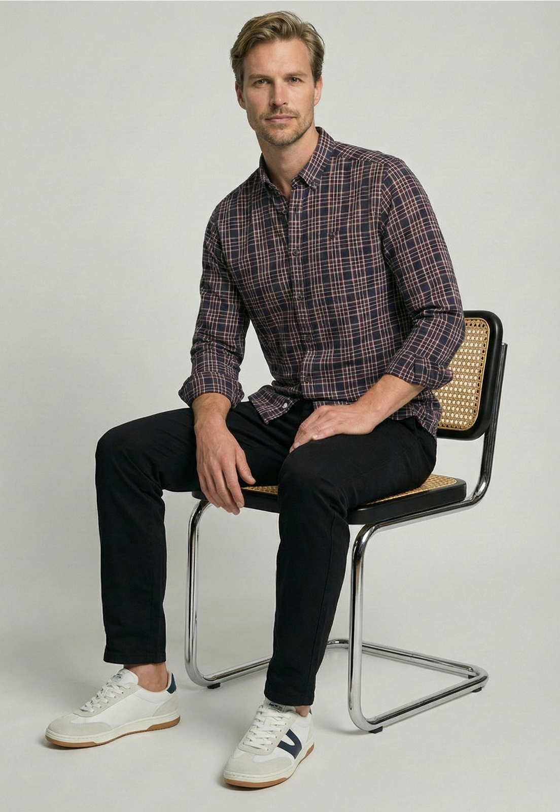 CAMISA TOLOUSE BURGUNDY - 5