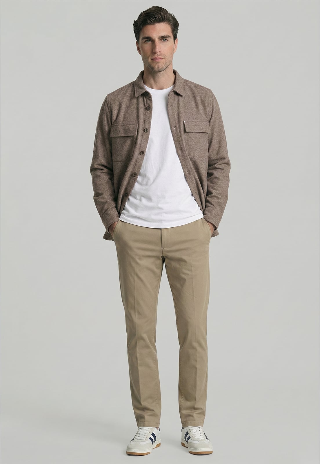 OVERSHIRT MARSELLA TOASTED MELANGE - 2