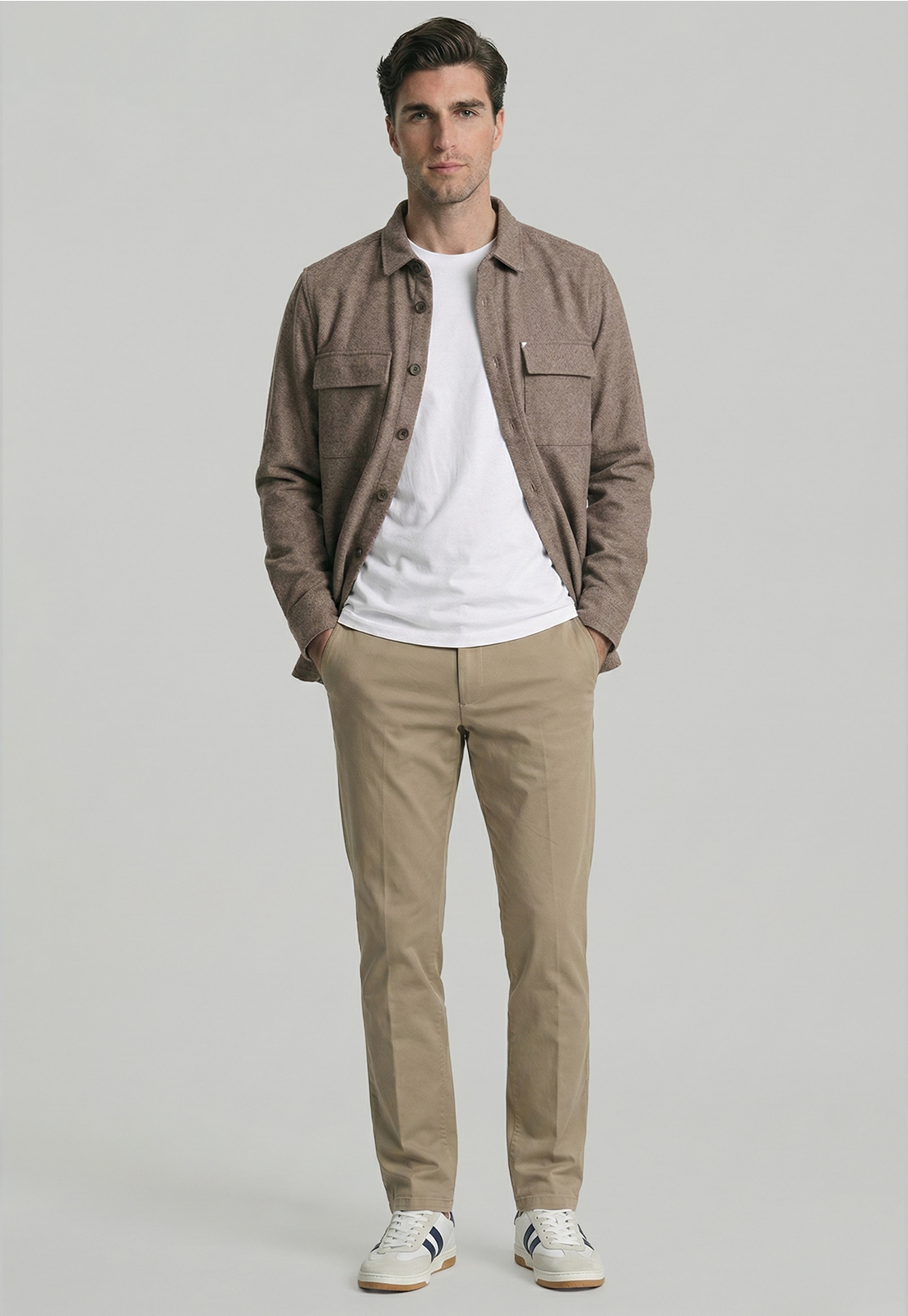 OVERSHIRT MARSELLA TOASTED MELANGE - 2