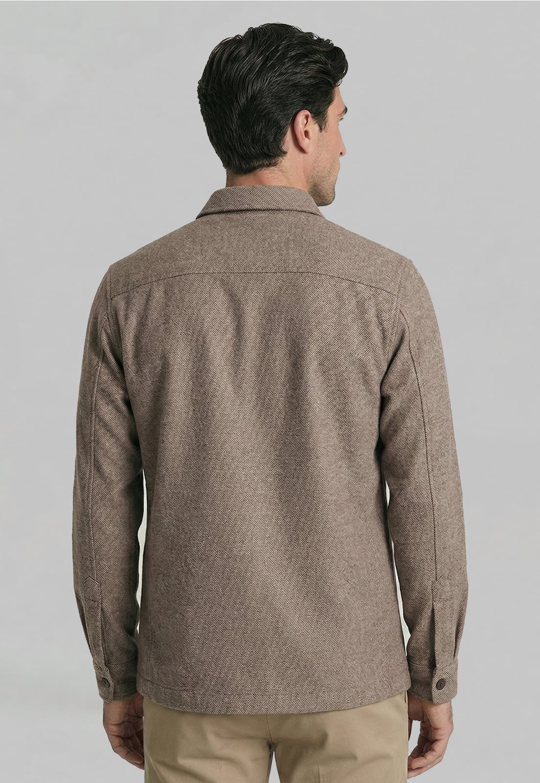 OVERSHIRT MARSELLA TOASTED MELANGE - 4