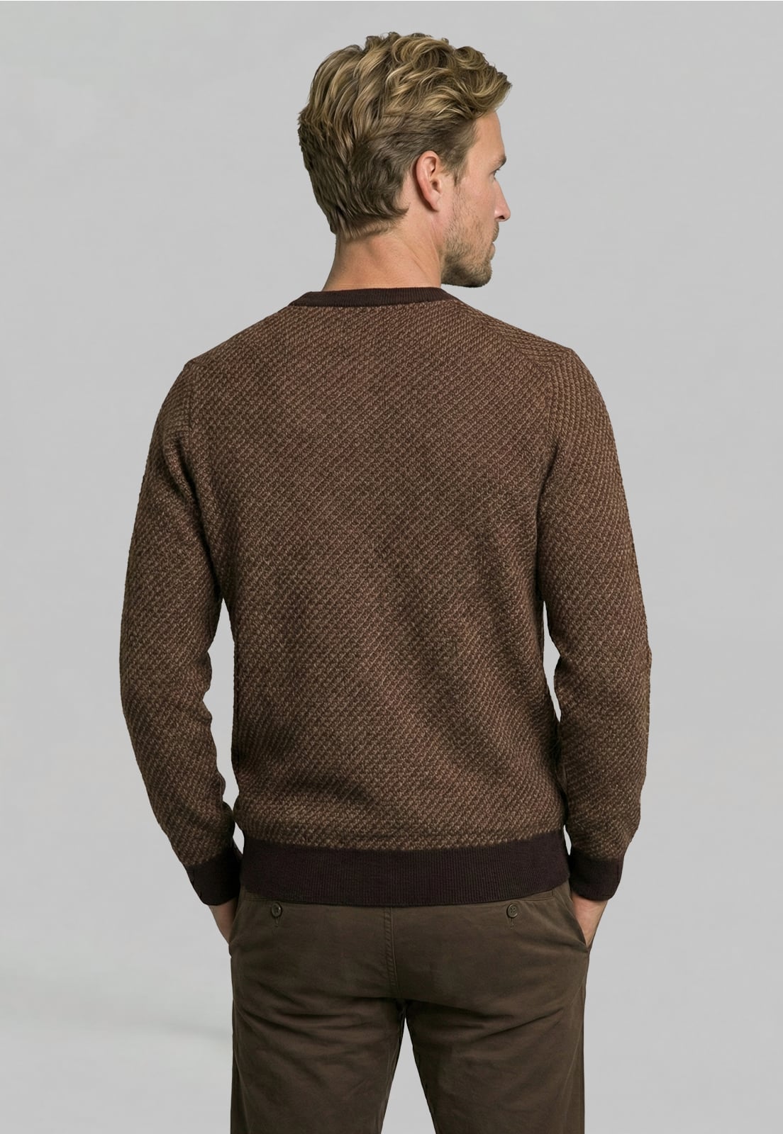 SWEATER LEEDS CAMEL MELANGE - 4