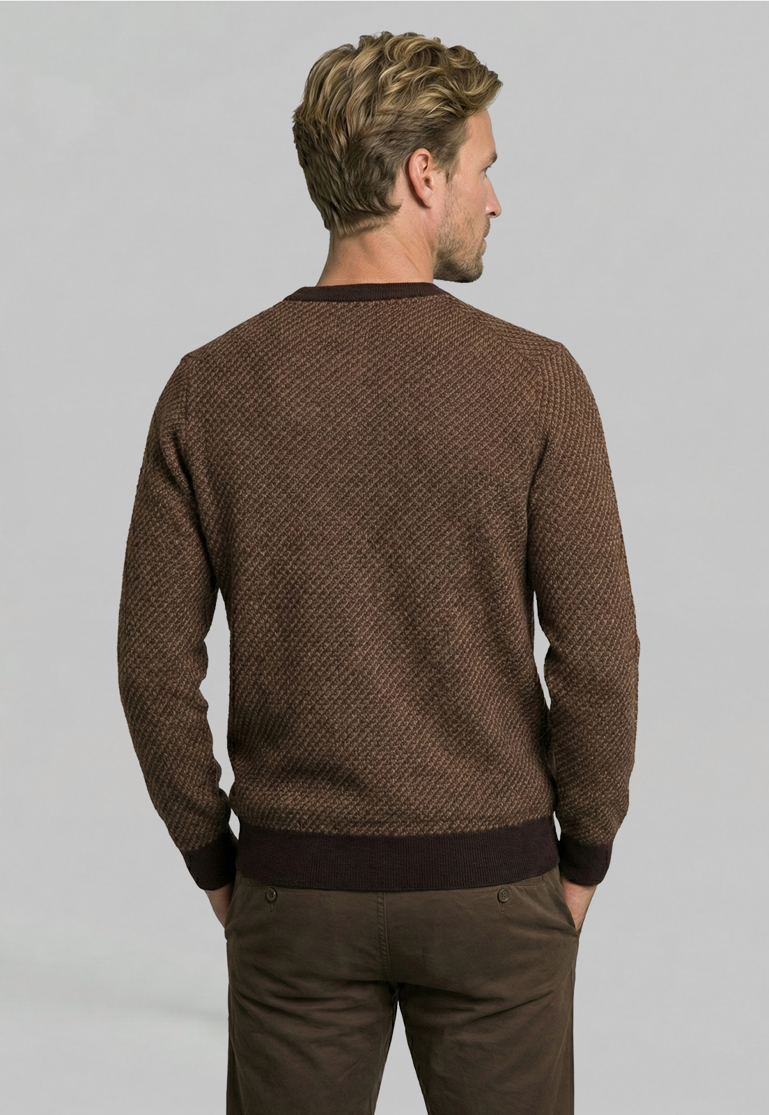 SWEATER LEEDS CAMEL MELANGE - 4