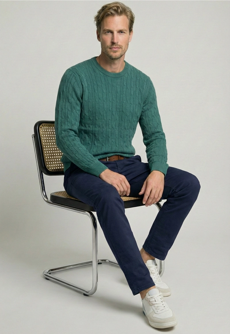 SWEATER LEICESTER EMERALD - 5