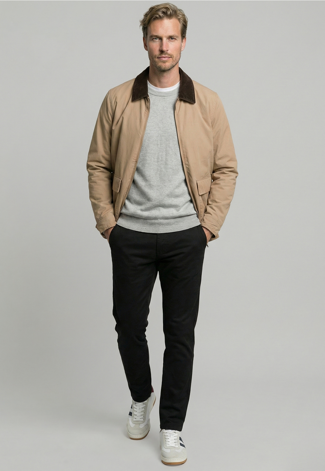 CHAQUETA AMSTERDAM BEIGE - 1