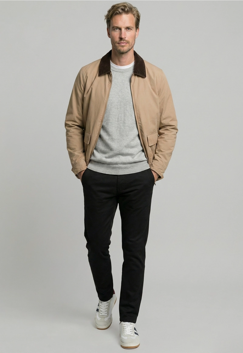 CHAQUETA AMSTERDAM BEIGE - 1