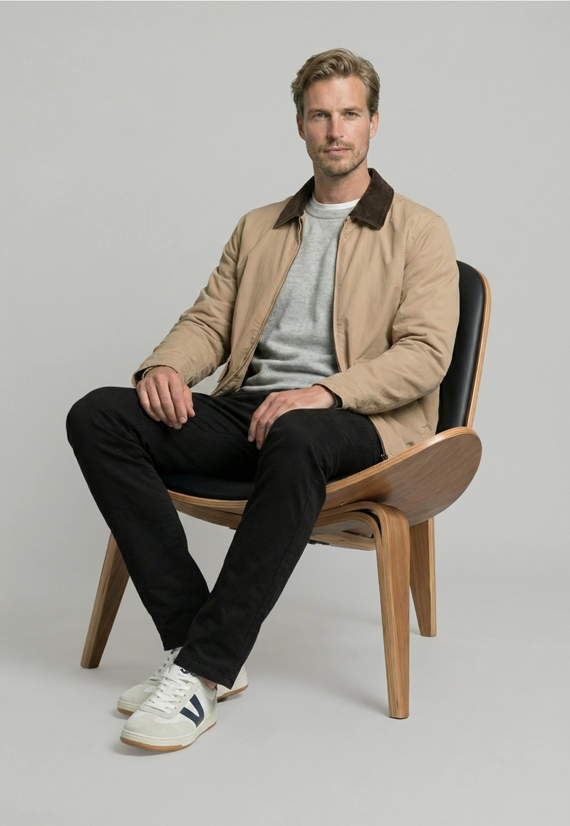 CHAQUETA AMSTERDAM BEIGE - 4
