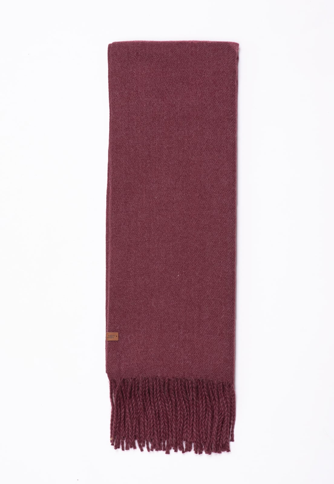 BUFANDA BASICA BURGUNDY MELANGE - 1