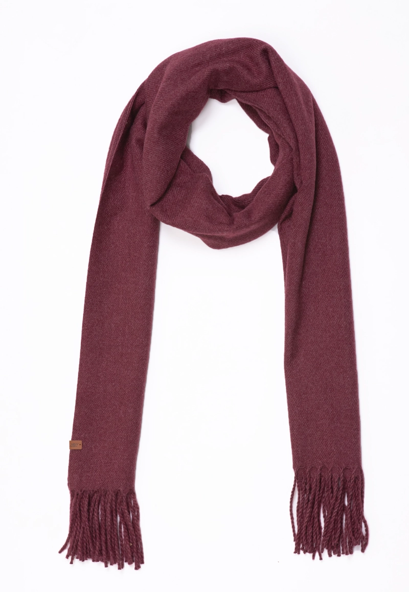 BUFANDA BASICA BURGUNDY MELANGE - 2
