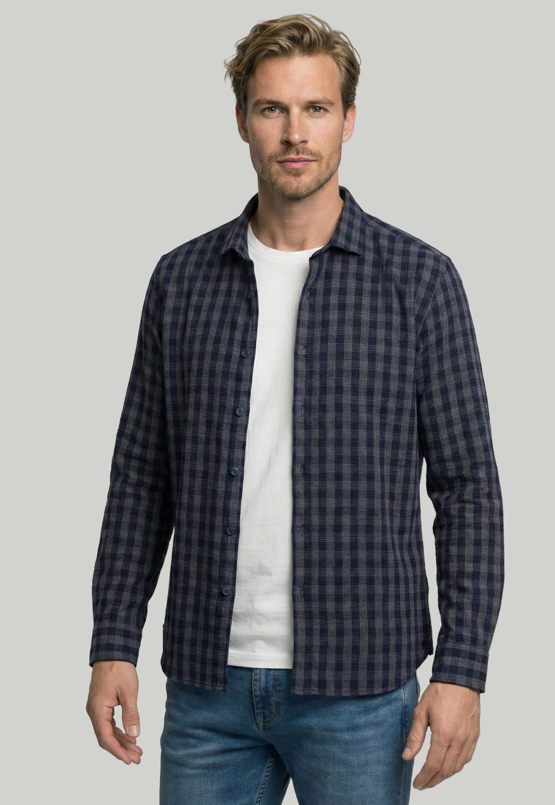 CAMISA OSLO BLUE - 1
