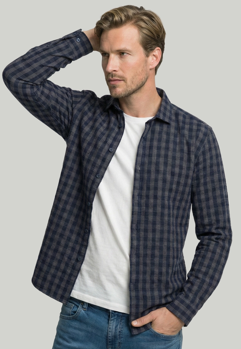 CAMISA OSLO BLUE - 5