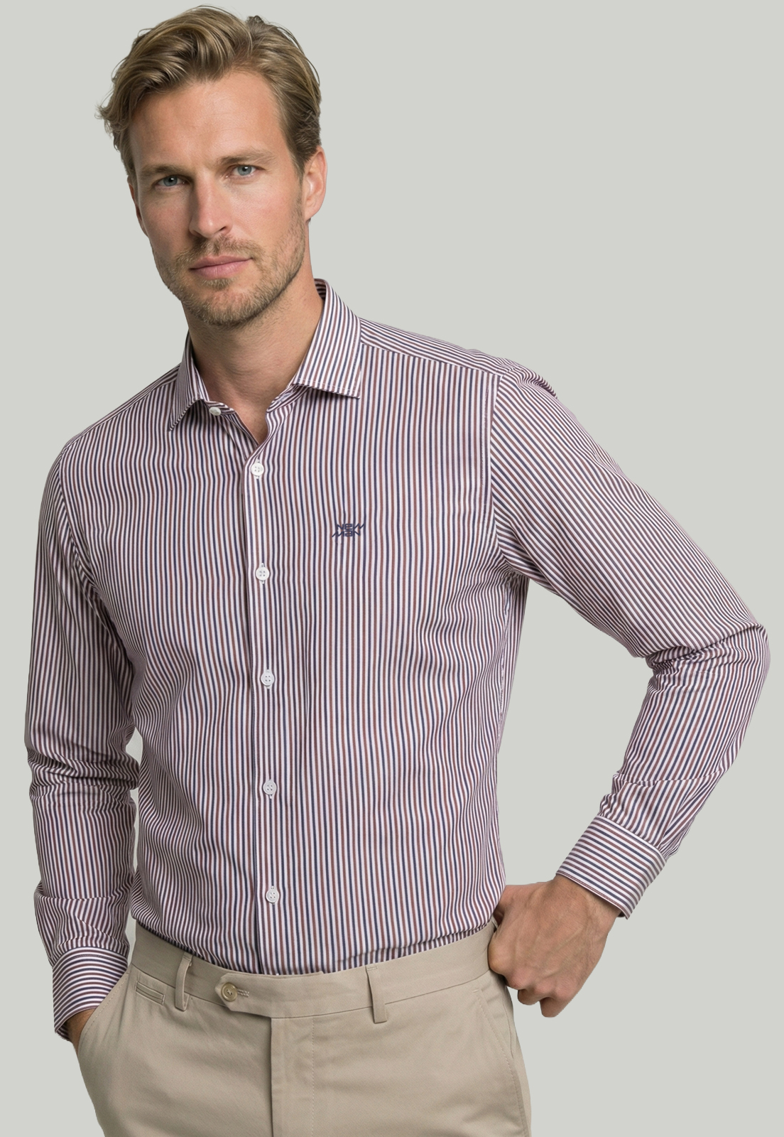 CAMISA AMBERES BROWN - 1