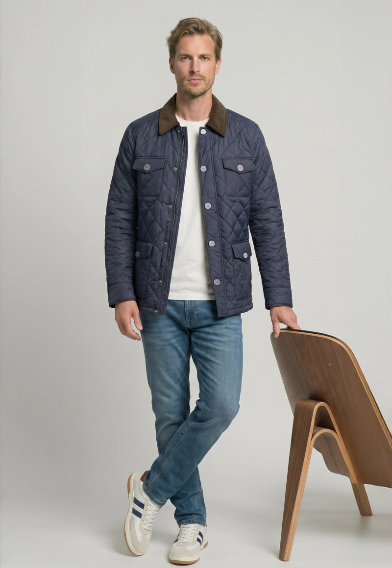 CHAQUETA LEIDEN NAVY - 5
