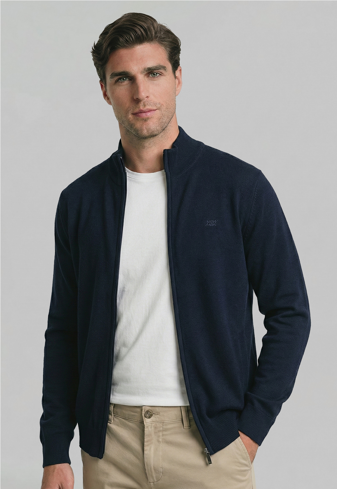 SWEATER SLIM GRANADA NAVY - 1