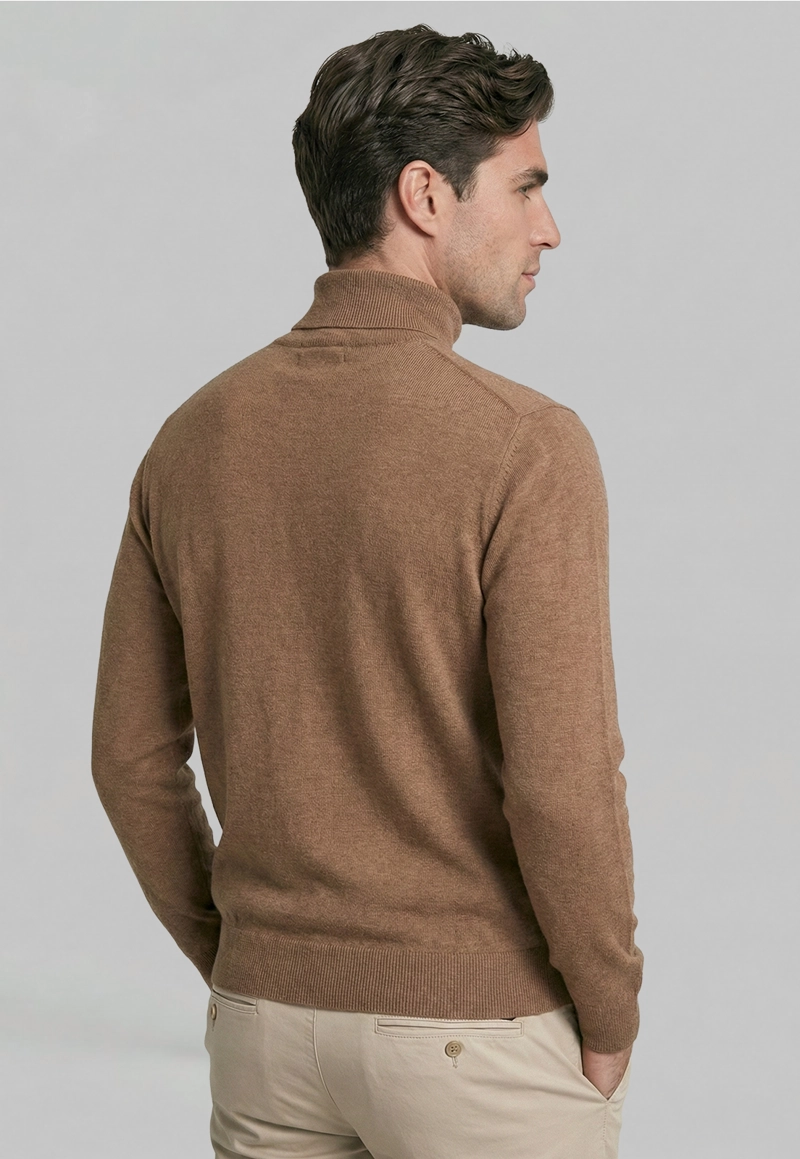 SWEATER ARGANZA CAMEL MELANGE - 4