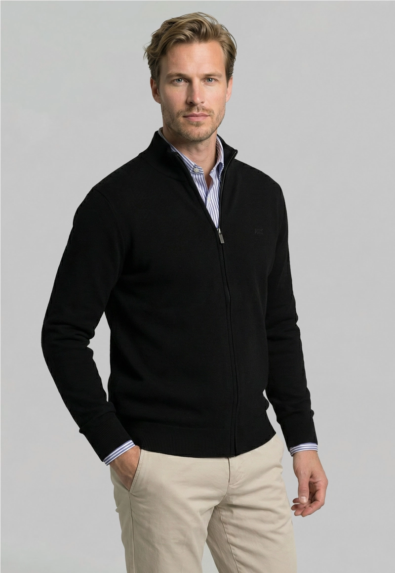 SWEATER SLIM GRANADA BLACK - 1